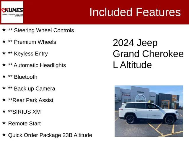 2024 Jeep Grand Cherokee L Altitude 4x4 2024 Jeep Grand Cherokee L Altitude 4x4