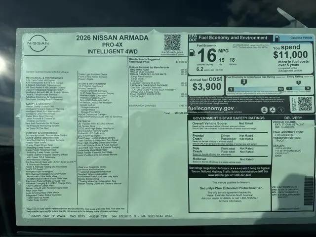 2026 Nissan Armada PRO-4X