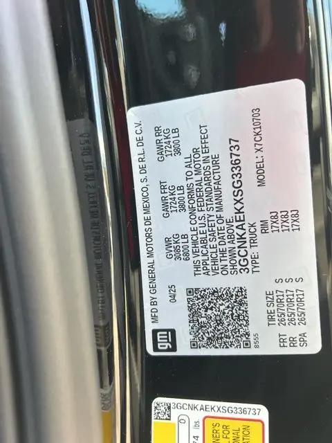 2025 Chevrolet Silverado 1500 4WD Regular Cab Standard Bed WT