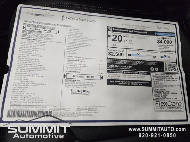 2026 Chrysler Pacifica Select