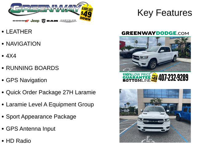 2021 RAM 1500 Laramie Crew Cab 4x4 57 Box