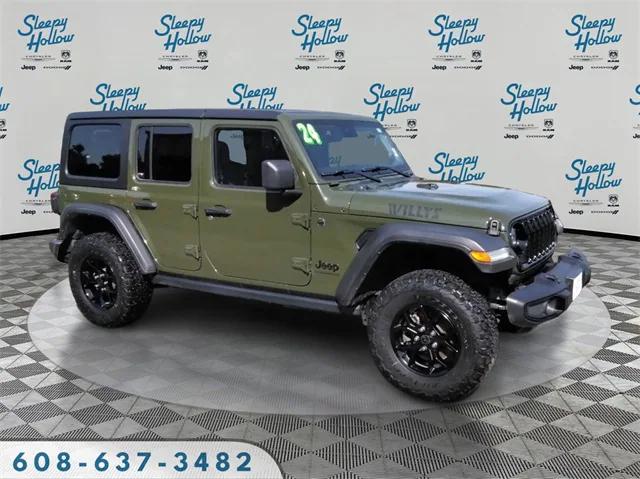 2024 Jeep Wrangler 4-Door Willys 4x4 2024 Jeep Wrangler 4-Door Willys 4x4