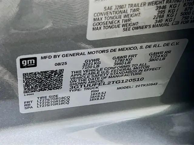 2026 GMC Sierra 1500 Crew Cab, Short Bed, AT4X, 4WD