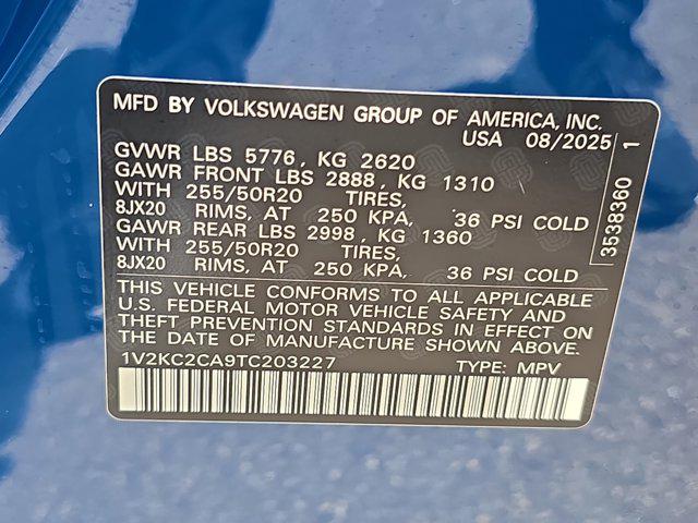 2026 Volkswagen Atlas Cross Sport 2.0T SE w/Technology