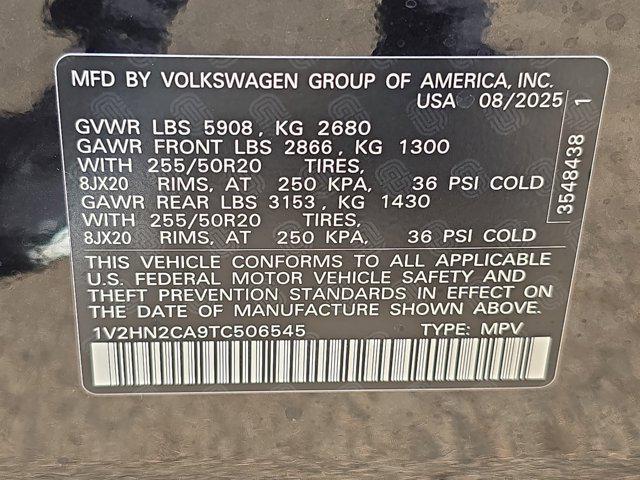 2026 Volkswagen Atlas 2.0T SE w/Technology