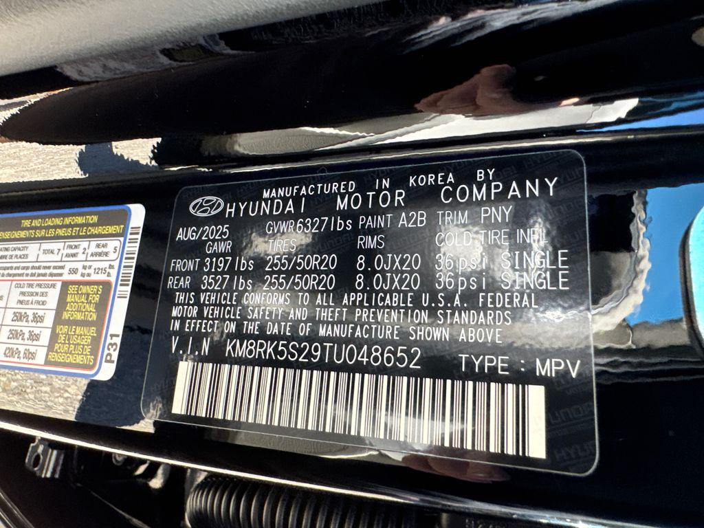 New 2026 Abyss Black HYUNDAI Limited FWD image 25
