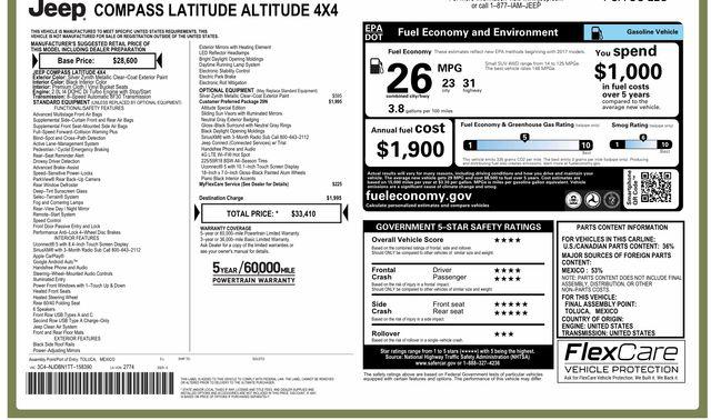 2026 Jeep Compass Latitude Altitude for sale in Charlotte, NC