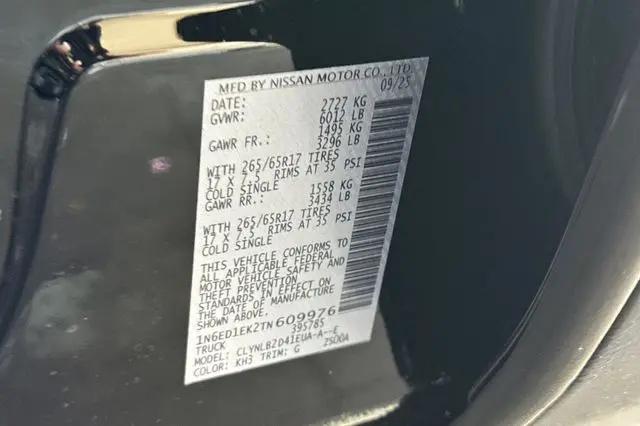 2026 Nissan Frontier Crew Cab SV 4x4