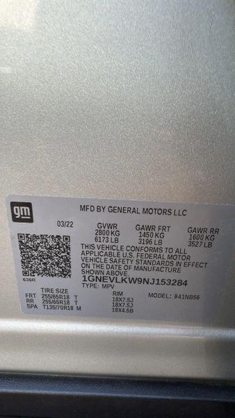 2022 Chevrolet Traverse AWD 1FL