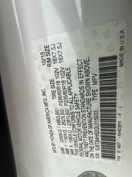 2016 Acura RDX Technology Package