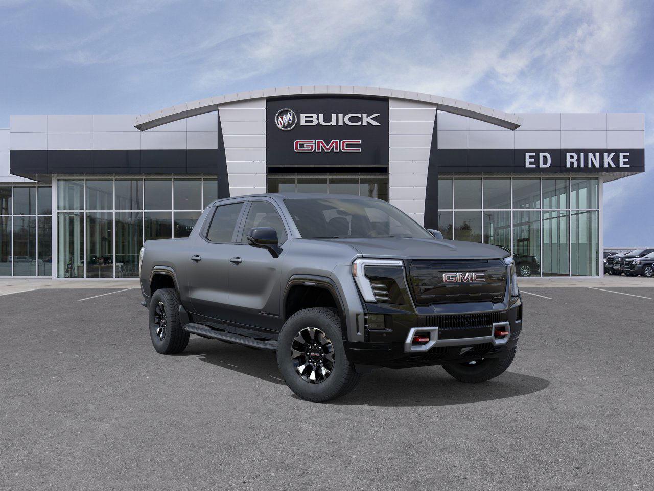 Magnus Matte 2026 GMC Sierra EV AT4 Crew Cab (Extended Range) e4WD Pickup Truck All-Wheel Drive 1-Speed Automatic