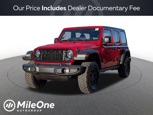 2026 Jeep Wrangler WRANGLER 4-DOOR WILLYS 2026 Jeep Wrangler WRANGLER 4-DOOR WILLYS