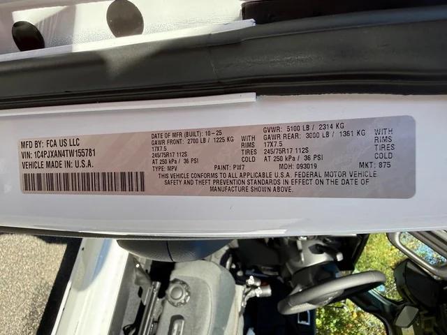 2026 Jeep Wrangler Sport S