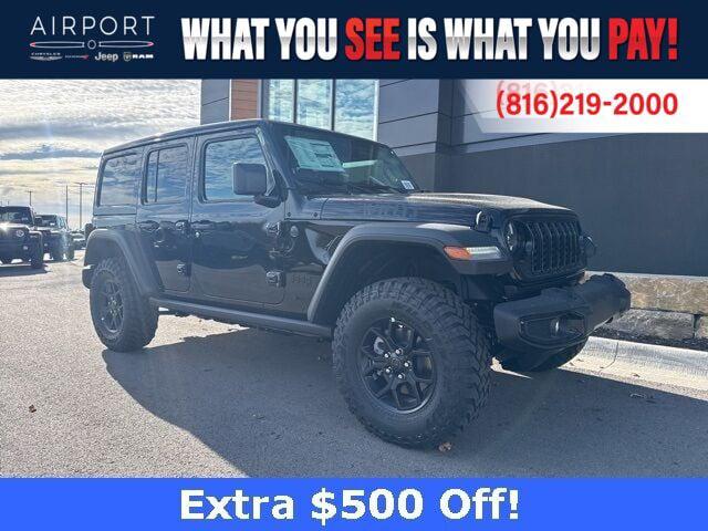 2026 Jeep Wrangler 4-Door Willys 4x4 for sale in Platte City, MO