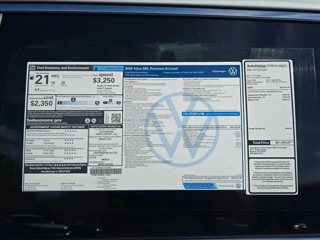 2026 Volkswagen Atlas SEL Premium R-Line