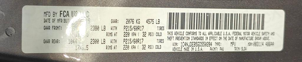 2016 Jeep Compass High Altitude Edition