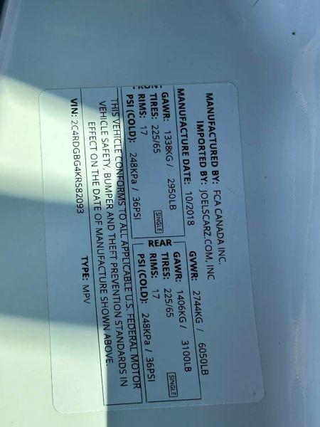 2019 Dodge Grand Caravan CVP/SXT