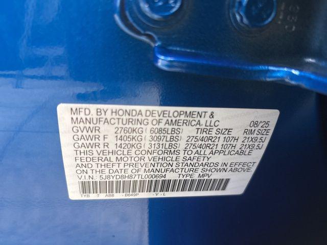 2026 Acura MDX Type S Advance Package