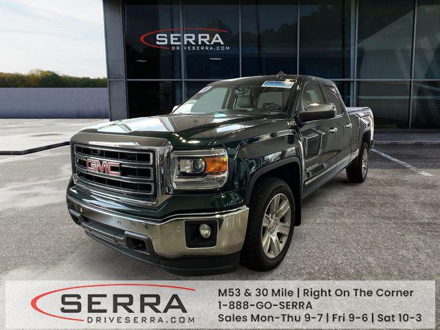 Emerald Green Metallic 2015 GMC Sierra 1500 Pickup Truck Four-Wheel Drive Automatic