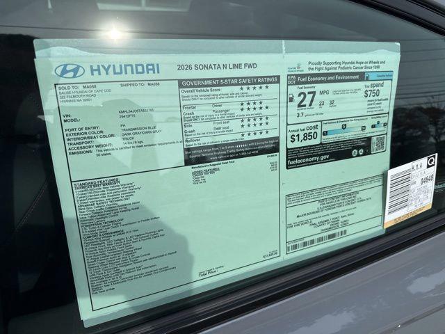 2026 Hyundai Sonata N Line