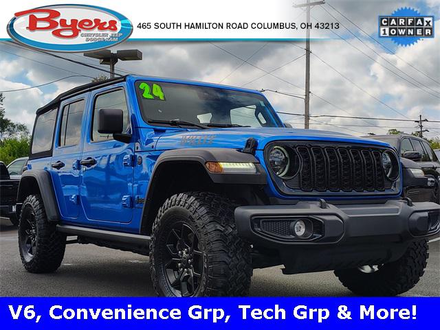 2024 Jeep Wrangler 4-Door Willys 4x4 2024 Jeep Wrangler 4-Door Willys 4x4