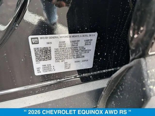 2026 Chevrolet Equinox AWD RS