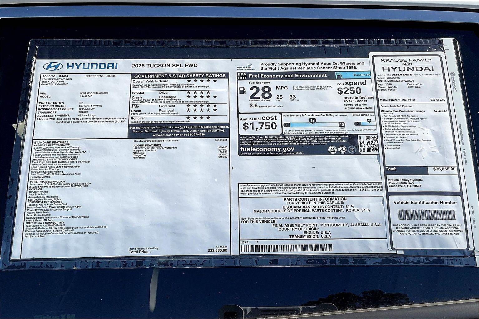2026 Hyundai Tucson SEL - Photo 15