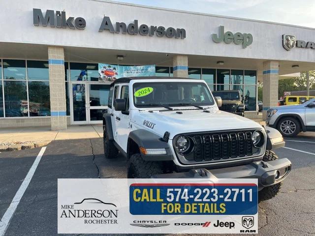 2024 Jeep Wrangler 4-Door Willys 4x4