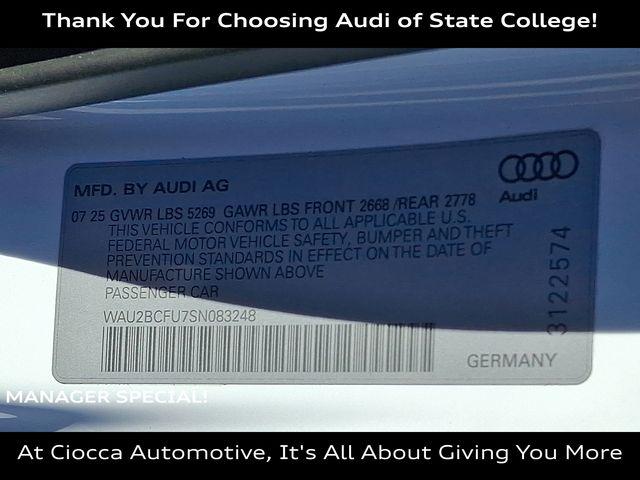 2025 Audi A5 Premium Plus TFSI quattro S tronic