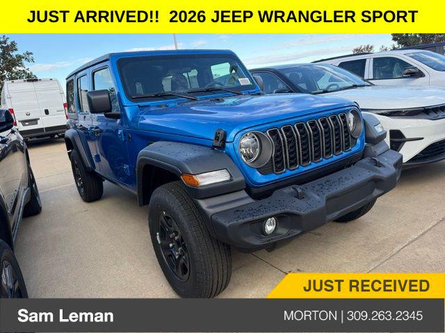 2026 Jeep Wrangler WRANGLER 4-DOOR SPORT 2026 Jeep Wrangler WRANGLER 4-DOOR SPORT