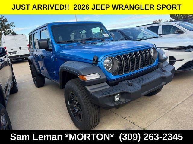 2026 Jeep Wrangler WRANGLER 4-DOOR SPORT 2026 Jeep Wrangler WRANGLER 4-DOOR SPORT