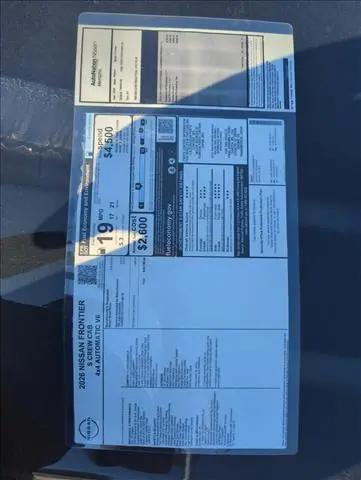 2026 Nissan Frontier Crew Cab S 4x4