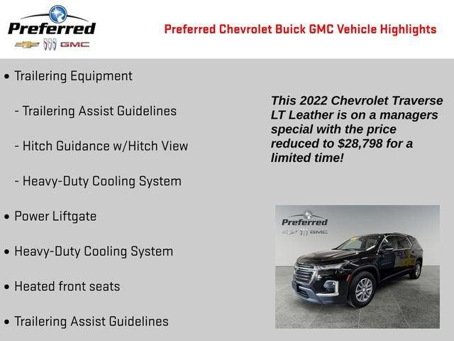 2022 Chevrolet Traverse AWD LT Leather 2022 Chevrolet Traverse AWD LT Leather