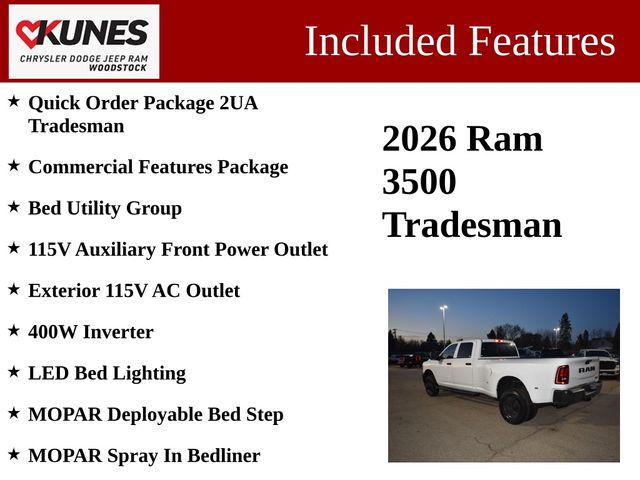 2026 RAM Ram 3500 RAM 3500 TRADESMAN CREW CAB 4X4 8 BOX 2026 RAM Ram 3500 RAM 3500 TRADESMAN CREW CAB 4X4 8 BOX