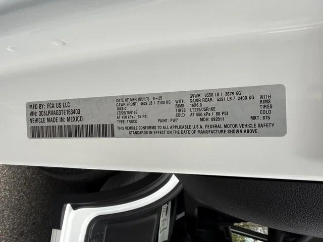 2026 Ram ProMaster Cargo Van Tradesman Low Roof 136" WB w/Pass Seat