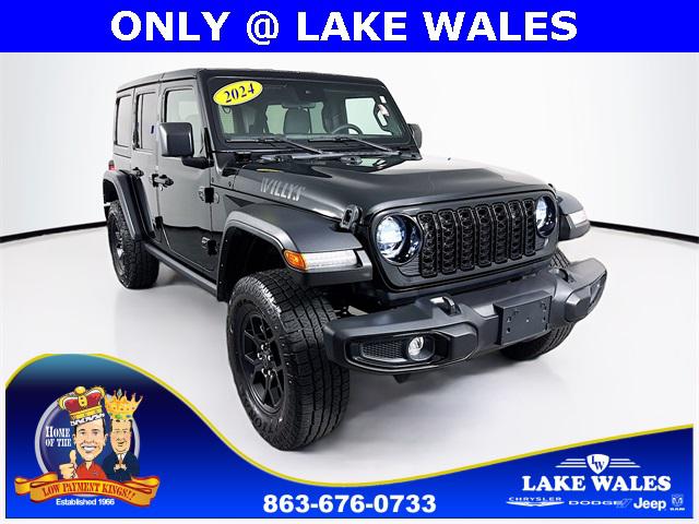 2024 Jeep Wrangler 4-Door Willys 4x4 2024 Jeep Wrangler 4-Door Willys 4x4