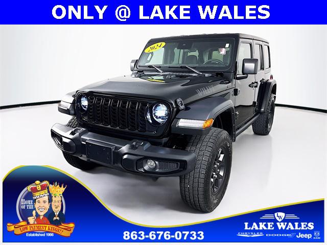 2024 Jeep Wrangler 4-Door Willys 4x4 2024 Jeep Wrangler 4-Door Willys 4x4