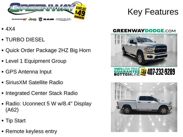 2024 RAM 2500 Big Horn Crew Cab 4x4 64 Box 2024 RAM 2500 Big Horn Crew Cab 4x4 64 Box