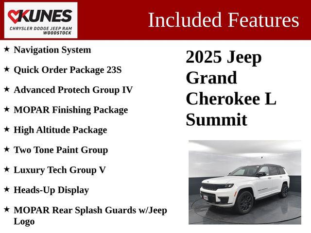 2025 Jeep Grand Cherokee GRAND CHEROKEE L SUMMIT 4X4 2025 Jeep Grand Cherokee GRAND CHEROKEE L SUMMIT 4X4