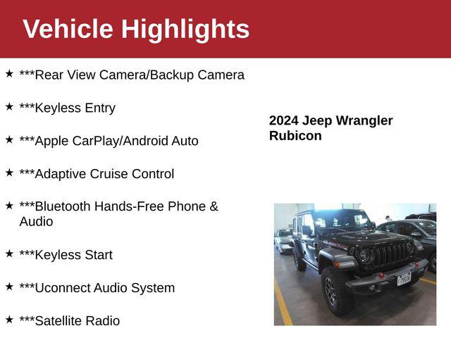 2024 Jeep Wrangler 4-Door Rubicon 4x4
