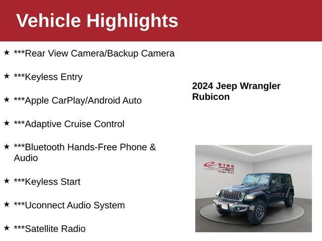 2024 Jeep Wrangler 4-Door Rubicon 4x4