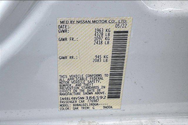 2022 Nissan Altima S FWD