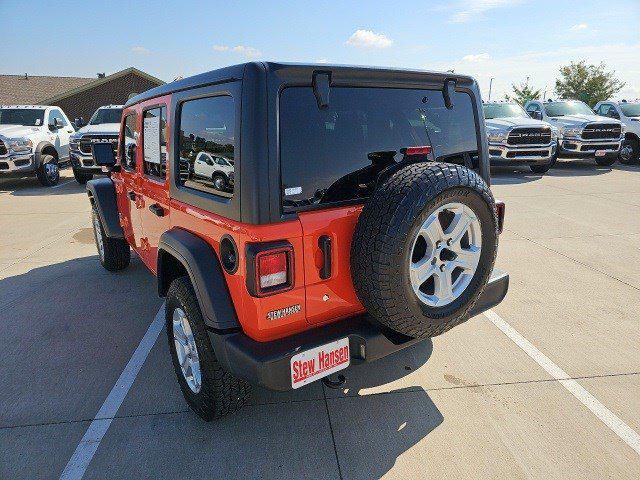 2018 Jeep Wrangler Unlimited Sport S 4x4 2018 Jeep Wrangler Unlimited Sport S 4x4