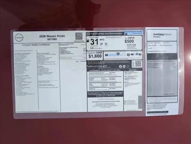 2026 Nissan Kicks SR