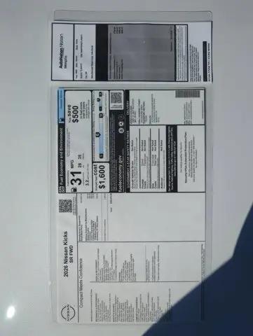 2026 Nissan Kicks SR