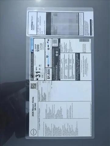 2026 Nissan Kicks SR