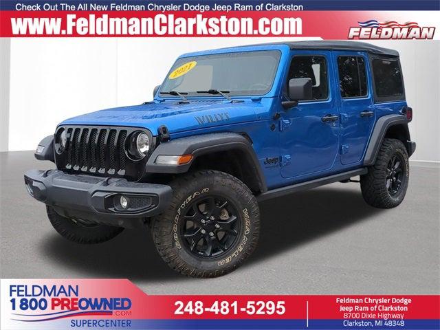 2021 Jeep Wrangler Unlimited Willys Sport 4x4 2021 Jeep Wrangler Unlimited Willys Sport 4x4