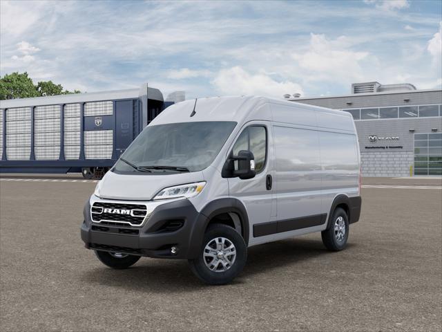 Bright White Clearcoat 2025 RAM ProMaster 1500 SLT 136 High Roof Cargo Van FWD Van Front-Wheel Drive Automatic