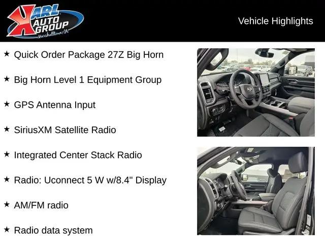 2026 Ram 1500 Big Horn Crew Cab 4x4 5'7" Box