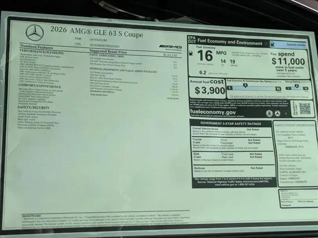 2026 Mercedes-Benz AMG GLE 63 S 4MATIC+